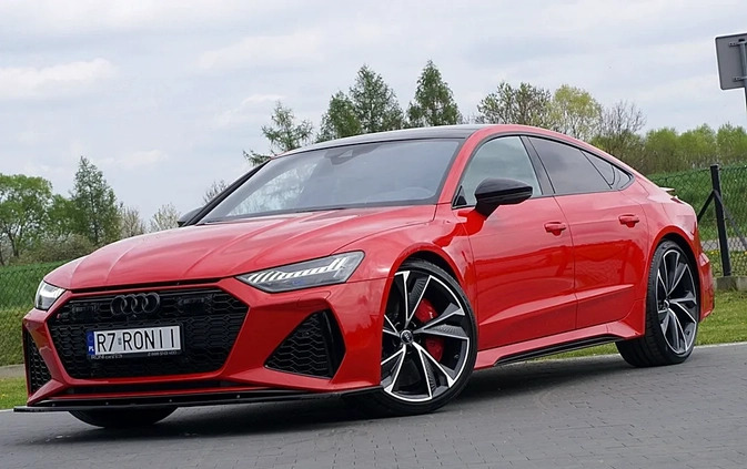 Audi RS7 cena 549000 przebieg: 39800, rok produkcji 2020 z Dynów małe 781